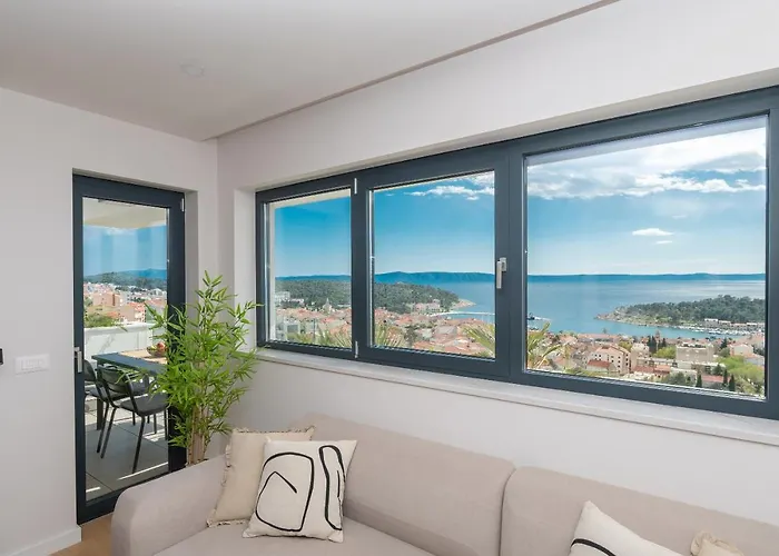 Luxury La Mar Sea&city View Apartment Makarska